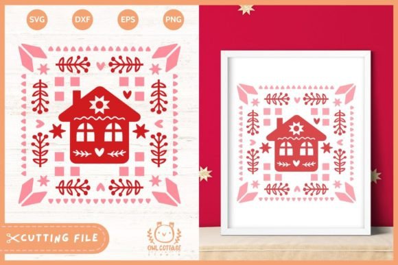 Download Gingerbread House SVG, Scandinavian Svg - Gingerbread house svg Collection