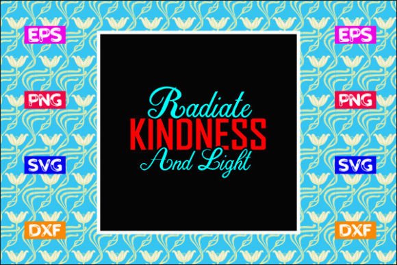 Download Tote Bag Design, Radiate Kindness and Li - Tote bag design Collection