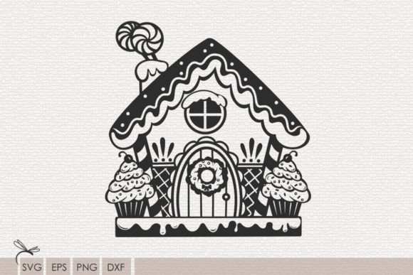 Download Gingerbread House Svg Files for Cricut - Premium Bundle