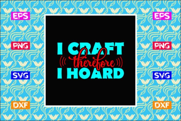 Download Tote Bag Design, I Craft Therefore I Hoa - Tote bag design Collection