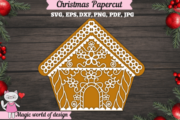Download Christmas Gingerbread House Svg, Layered - Gingerbread house svg Collection
