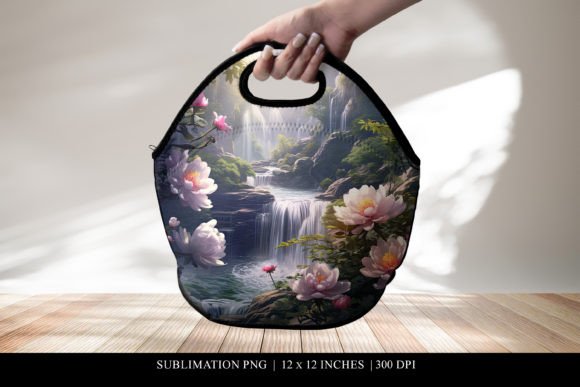 Download Sublimation Lunch Tote Bag Design PNG - Tote bag design Collection